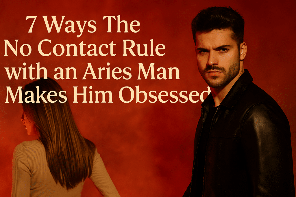 7 Ways The No Contact Rule with an Aries Man Makes Him Obsessed